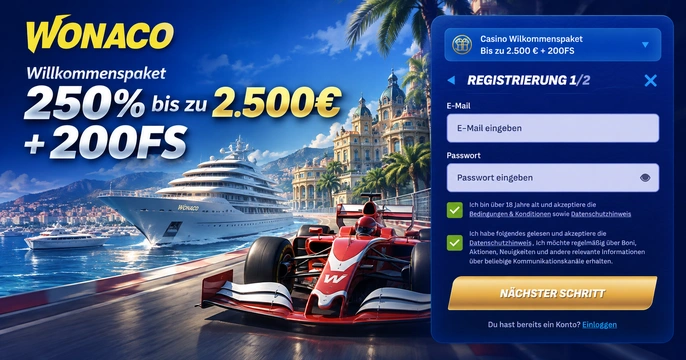Wonaco Casino Login